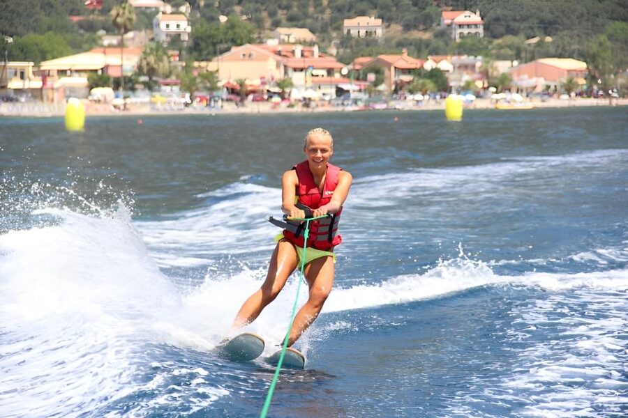 Corfu: Watersports Combo for 2 - Choosing water skiing or wakeboarding
