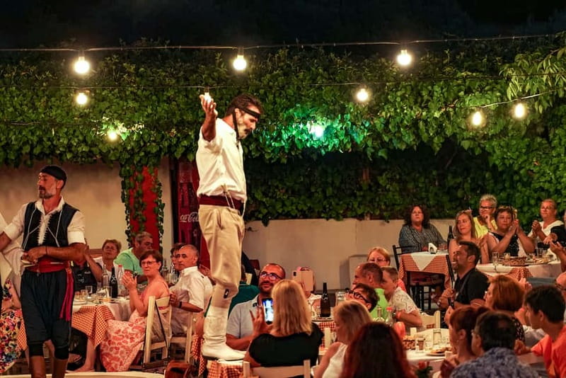 Cretan Night: Dinner & Live Show at Pano Karouzanos Village - A Cretan evening built around a village, not a stage