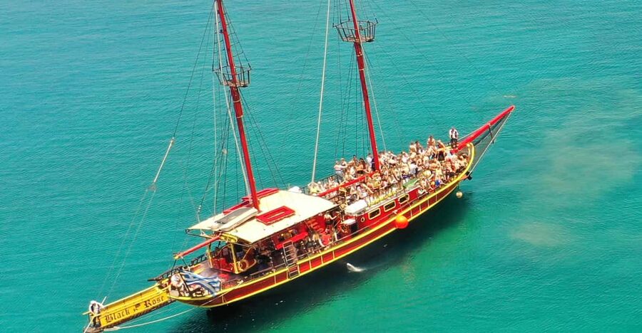 Crete: Coastline Snorkeling Cruise from Hersonissos Port - Saint George Beach and the 45-minute swim stop