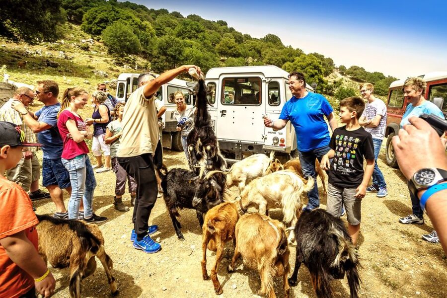 Crete: Land Rover Safari on Minoan Route - From your hotel to the Aposelemis Basin