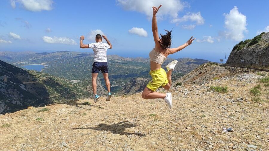 Crete: Lasithi Plateau and Cave of Zeus Off-Road Safari Tour - Seli Ambelou windmills and the climb to Zeus Cave