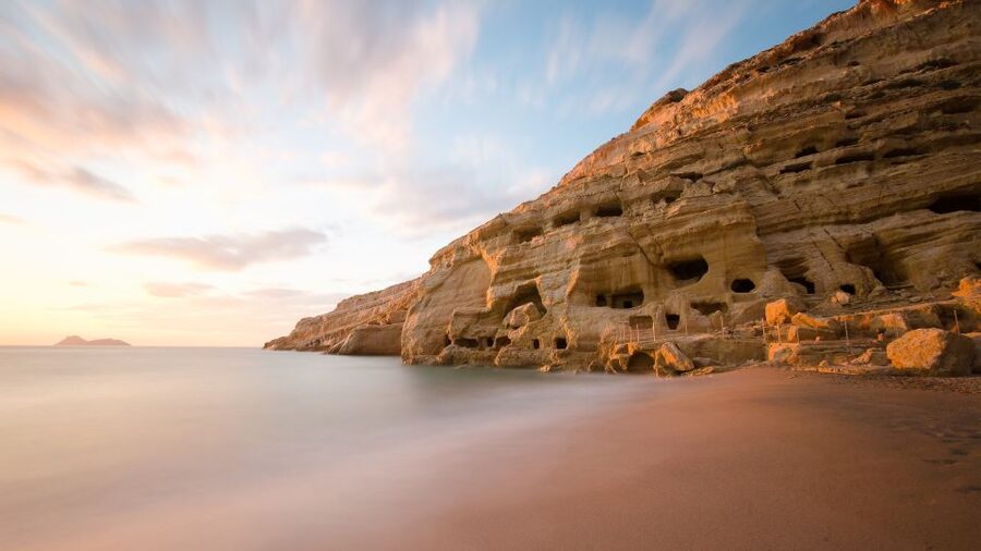 Crete: Matala Beach and Hippie caves, Red beach - Why Matala feels different from a standard beach day
