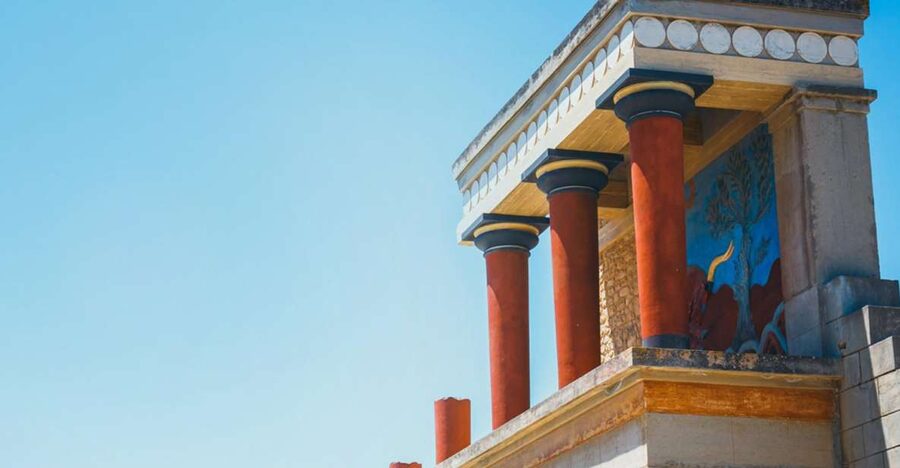 Crete: Palace of Knossos E-Ticket and Audio Guide - The palace route, from ceremonies to storage rooms
