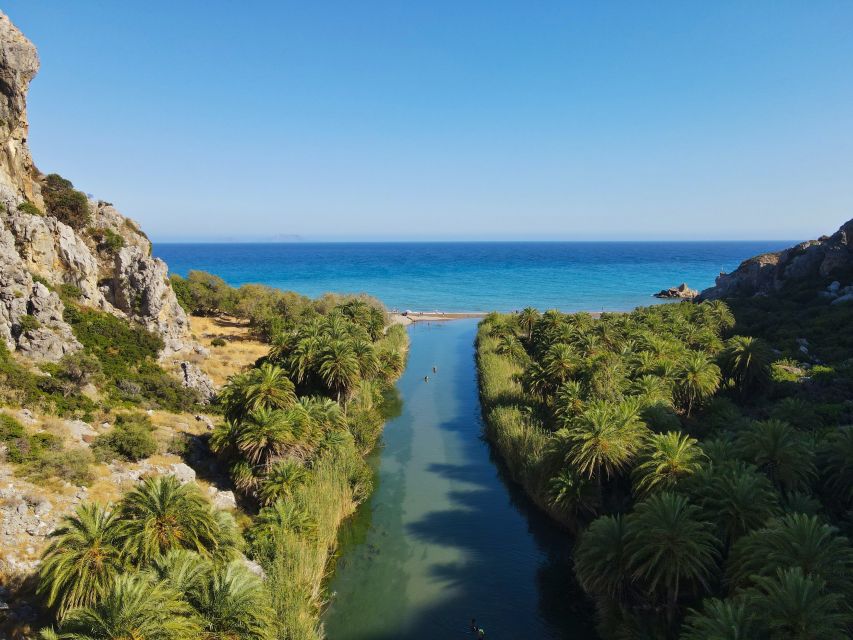 Crete: Preveli Tropical Beach and Palm Forest - Getting from the north coast to the south