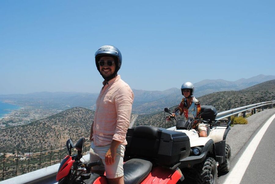 Crete: Quad Off-Road Tour to Villages with Hotel Transfers - Aposelemis Dam and Sfendyli’s unusual view