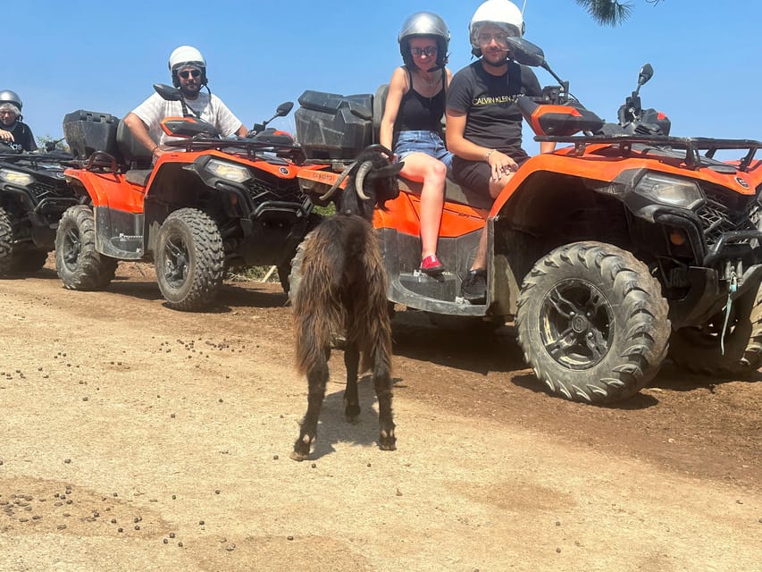 Crete: Quad Safari, Olive Mill with Tasting & Ghost Village - Climbing above Agia Pelagia by quad