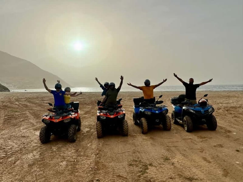 Crete: Quad Safari with Ghost Town Exploration - The Agia Pelagia viewpoint ride