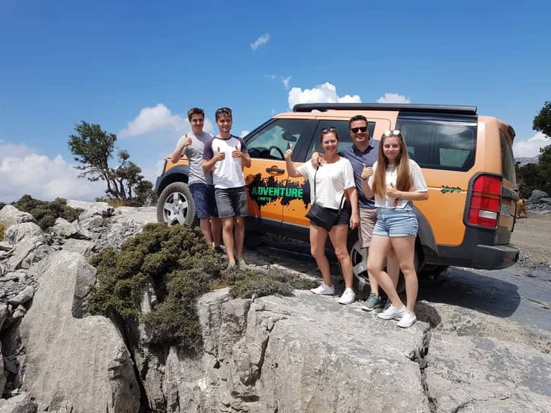 Crete: Richtis Waterfall Full-Day Tour with Olive Tasting - The 4x4 ride across Mirabello Bay