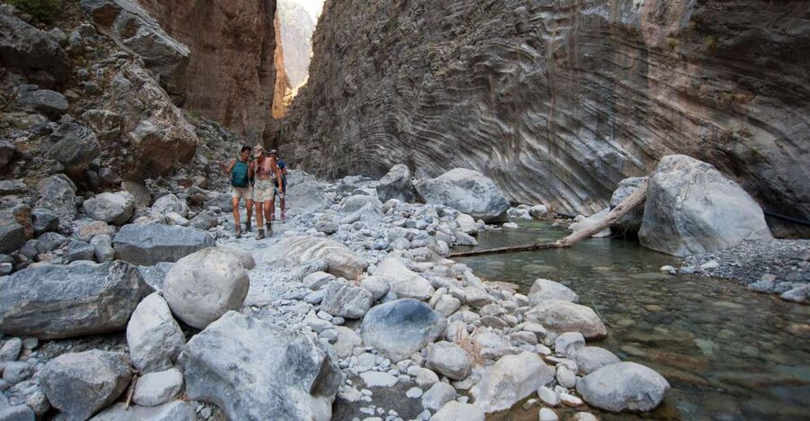 Crete: Samaria Gorge Hike - From northern Crete to Xiloskalo