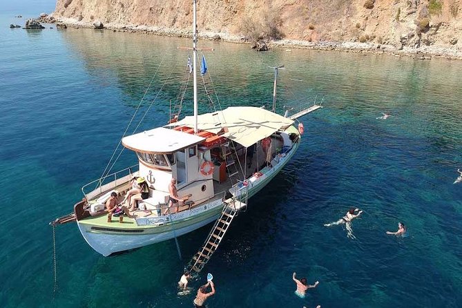Cruise to White Rocks & Xi Beach with lunch and wine - Sea conditions are part of the deal
