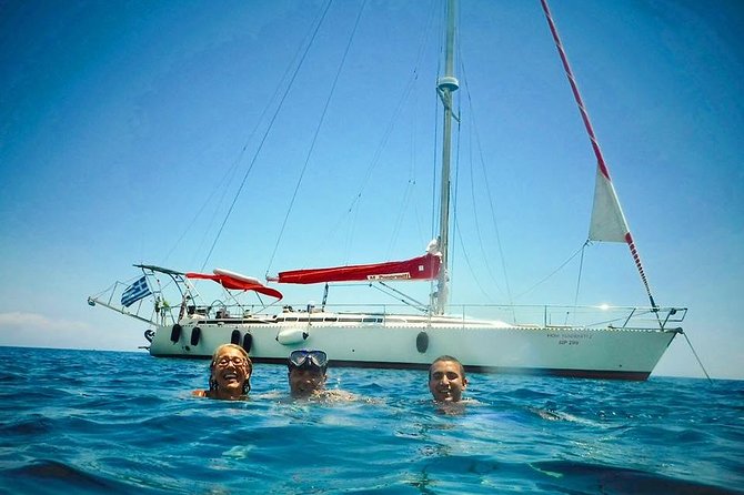 Day Cruise by a Sailing Yacht to the most beautiful bays or Rhodes (Small Group) - Traganou Beach and its open-water feel