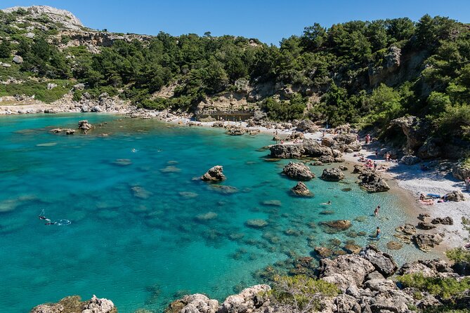 Day Cruise by a Sailing Yacht to the most beautiful bays or Rhodes (Small Group) - Lunch, fruit, and drinks aboard