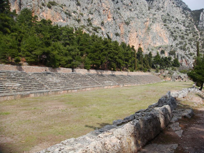 Delphi Small-Group Day Trip From Athens - Walking into the Sanctuary of Apollo