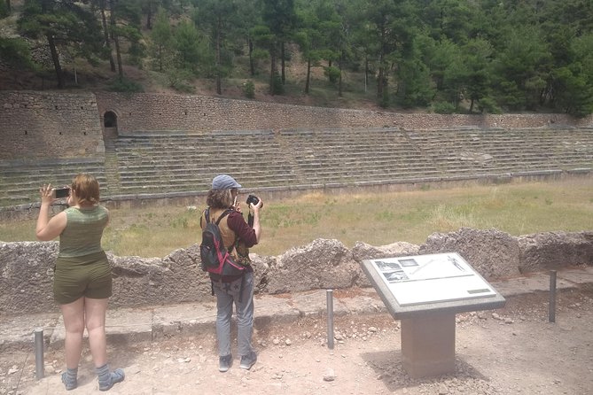 Delphi, Thermopylae, Corycian Cave 300 Spartans Tour - Lunch comes with a view, not a fixed menu