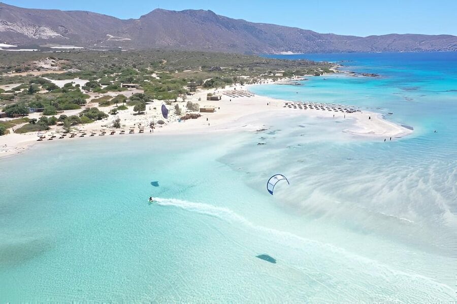 Elafonissi: Private Beach Day Trip with SUP - The ride from Chania in a private van