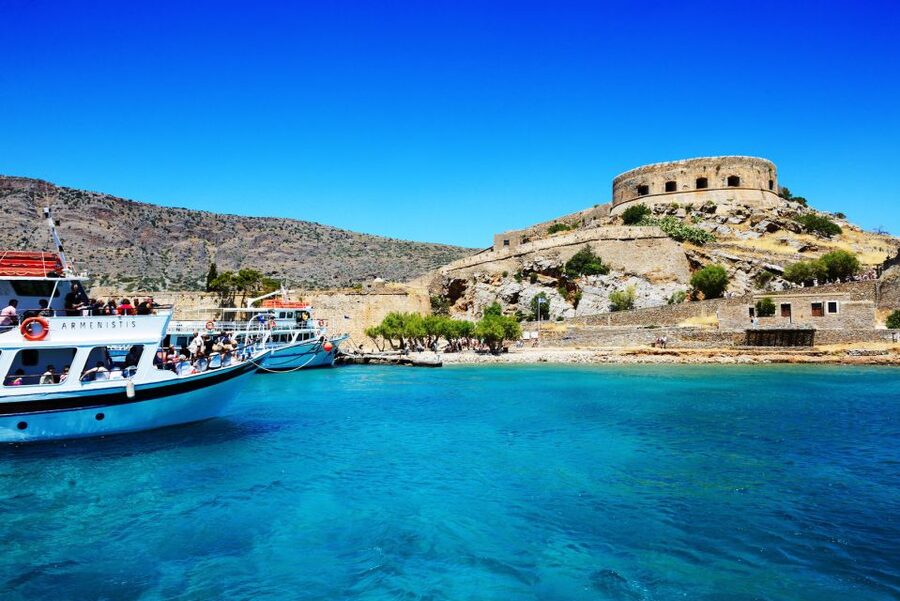 Elounda: Spinalonga Guided Boat Tour with BBQ and Swimming - The 20-minute ride to Kolokytha