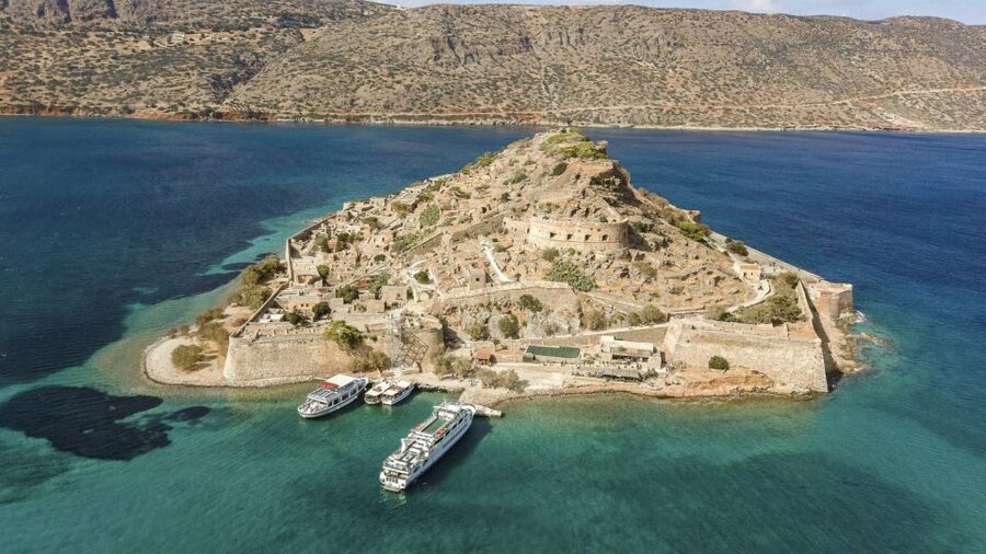 Elounda: Spinalonga Guided Boat Tour with BBQ and Swimming - Crossing Mirabello Bay to Spinalonga