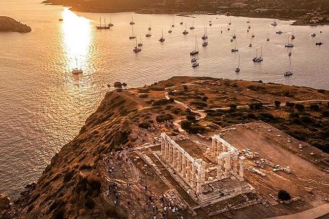 Enjoy Cape Sounio Private Majestic Sunset With Seaside Dinner - The coastal drive through Athens Riviera