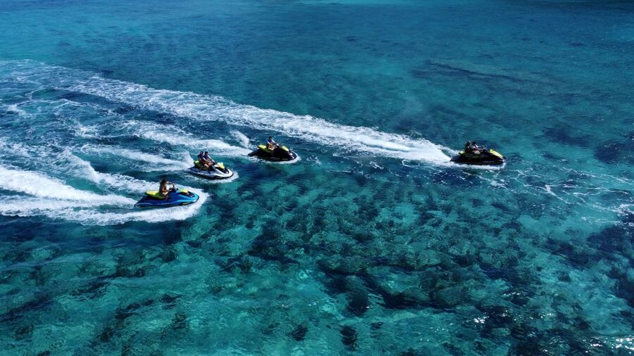 Falasarna: Jet Ski Safari to Balos Beach - The ride from Falasarna to Balos Lagoon