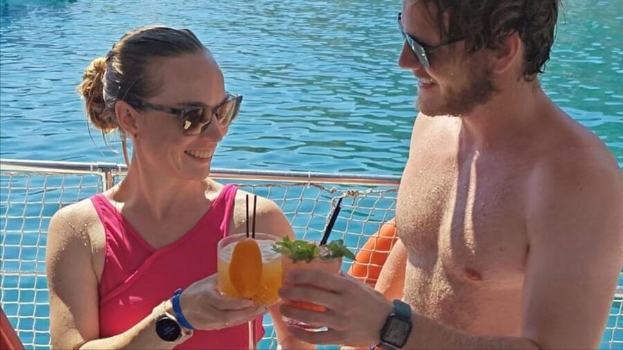 Faliraki: Boat Trip to Afantou Caves, Antony Quinn, Ladiko - Traganou Caves: a quick start in the water
