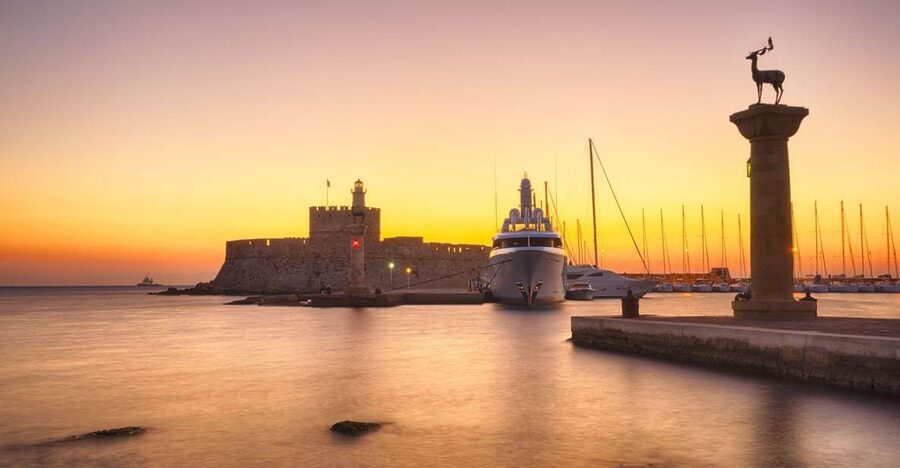 Faliraki: Evening RIB Cruise with Champagne and Sunset Views - Setting off from Faliraki’s east coast