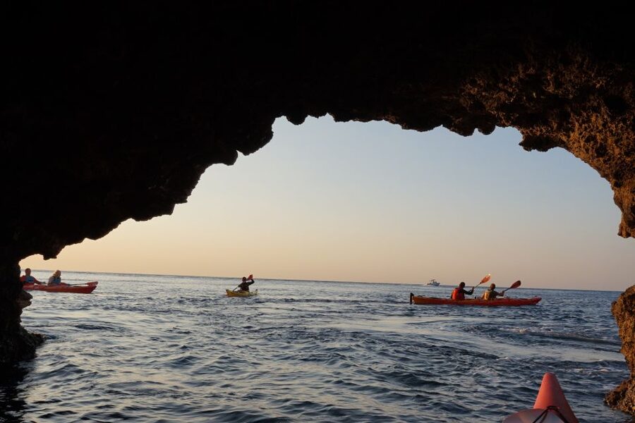 Faliraki: Sunrise Sea Kayaking Experience with Breakfast - Anthony Quinn’s Bay in the first light
