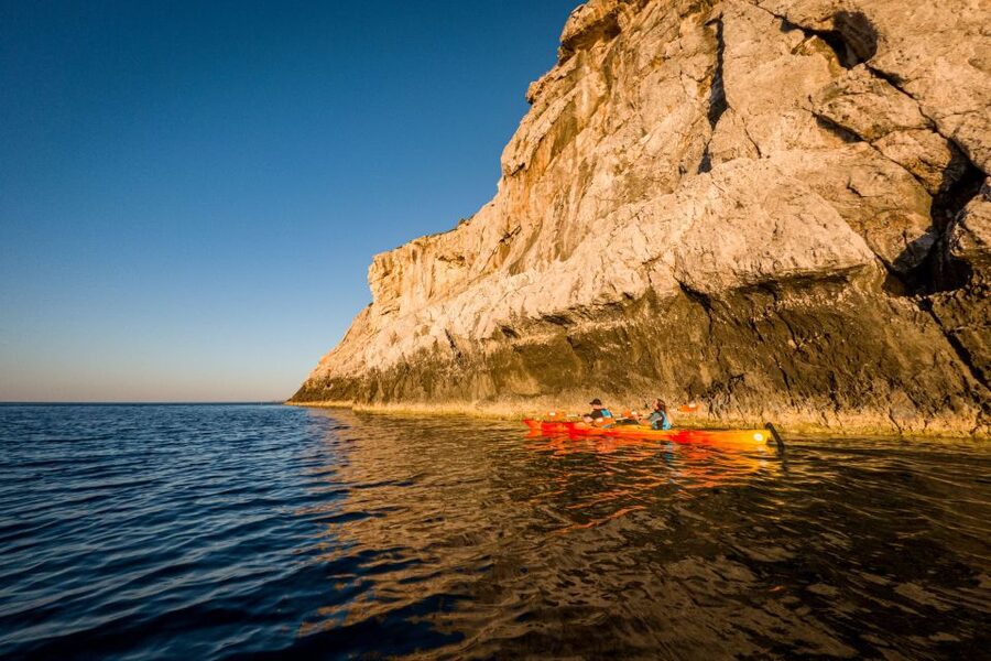 Faliraki: Sunrise Sea Kayaking Experience with Breakfast - Paddling the east coast for six kilometers