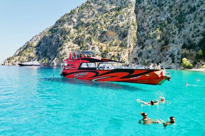 Fast Boat To Symi with a swimming stop at St George's Bay! (Only 1hr journey) - Arriving at Rhodes Sea Lines in Rhodes