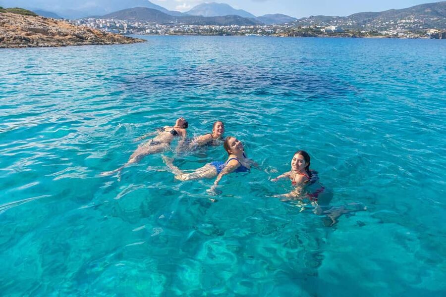 Fishing Trips Agios Nikolaos - The Mirabello Bay Swimming Stop