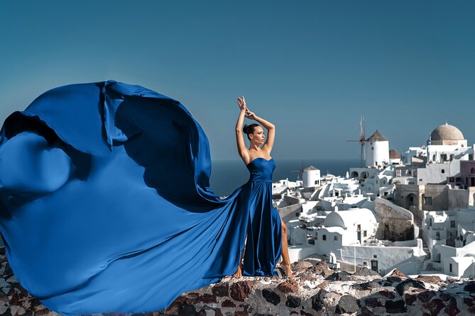 Flying Dress Photo © Photoshoot in Santorini: Express Package - What This Santorini Photoshoot Really Offers