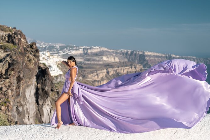 Flying Dress Photo © Photoshoot in Santorini: Express Package - Weather, Timing, and Practical Concerns