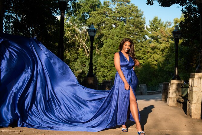FLYING DRESS Photoshoot in Athens - Greece - Choosing among 14 flying dress colors