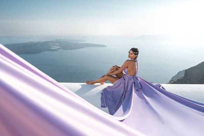Flying Dress Photoshoot in Santorini by Flying Dress Photo © - Timing, weather, and comfort