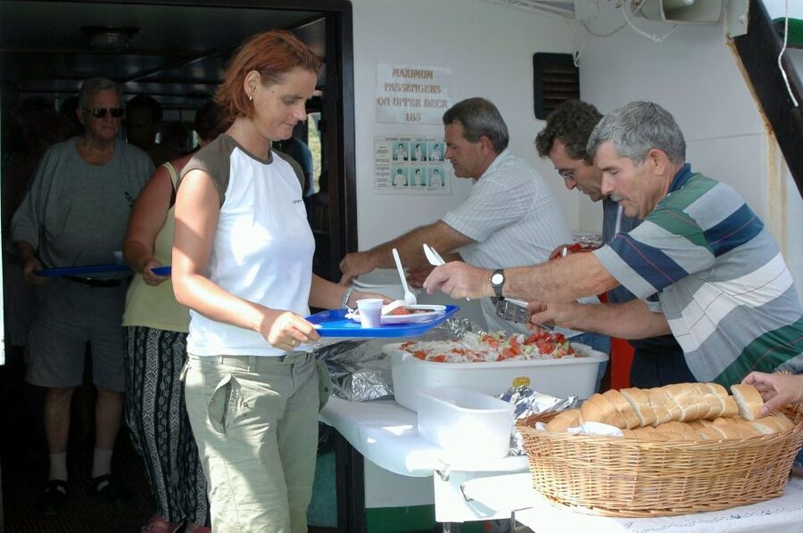 From Ag. Nikolaos: Spinalonga & Kolokytha Cruise with Lunch - Kolokytha Beach and the best swim of the day