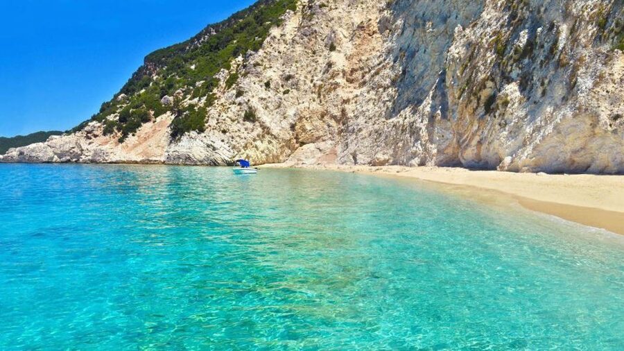 From Agia Effimia: Ithaca Cruise, Gidaki Beach, & Kioni Tour - Gidaki Beach, the first swim