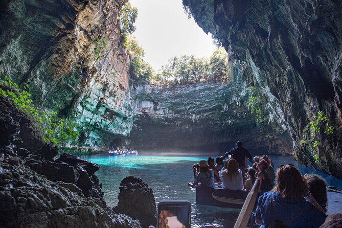 From Argostoli: Melissani Lake and Myrtos Beach - The road across Kefalonia is part of the experience