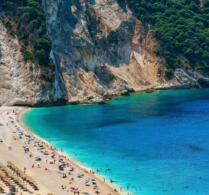 From Argostoli: Melissani Lake and Myrtos Beach Tour - Myrtos Beach gives the tour its breathing room