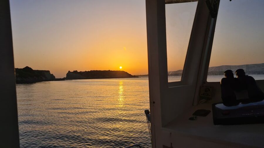 From Argostoli: Vardiani Island Sunset Cruise & Greek Meze - The ride back to Argostoli