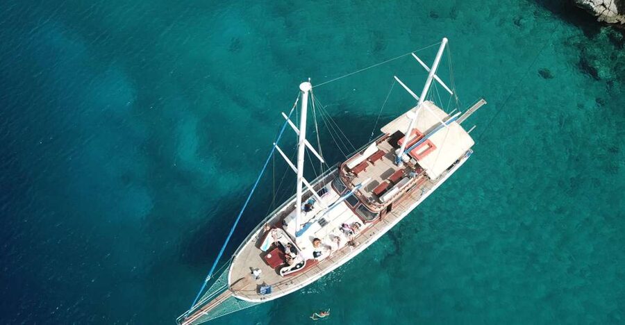 From Athens: Agistri, Moni & Aegina Day Cruise with Swimming - Agistri, the green first stop
