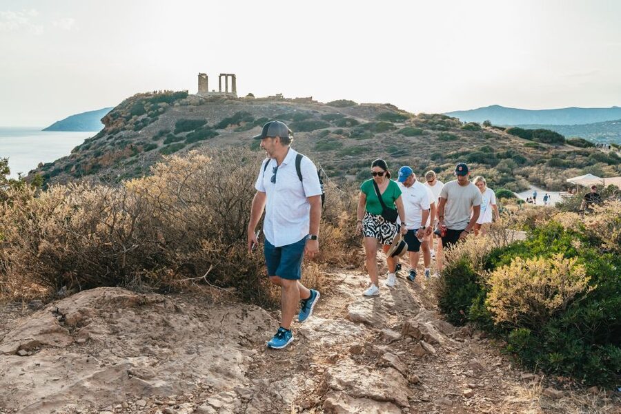 From Athens: Cape Sounion & Temple of Poseidon Half Day Tour - Standing beside the Temple of Poseidon
