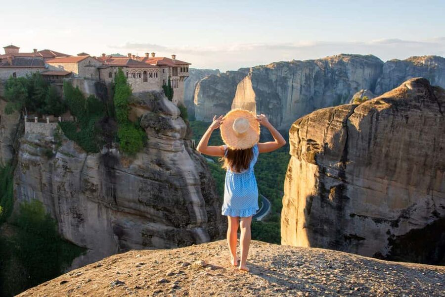 From Athens: Meteora Monasteries and Hermit Caves Tour - Meeting the coach across from Athens Railway Station