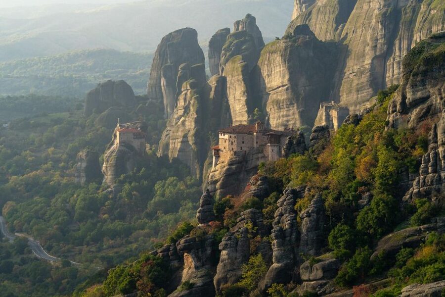 From Athens: Meteora Train Trip with Overnight Stay - Arrival in Kalambaka and the first look at Meteora