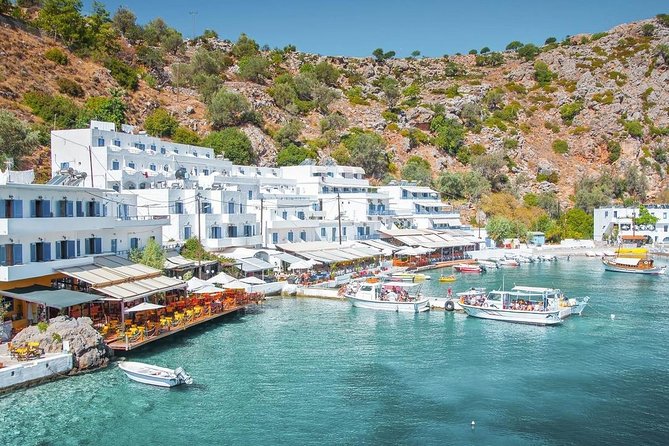 From Chania: Imbros Gorge and Sfakia Experience Hike & Swim - Chora Sfakion: the right reward after the hike