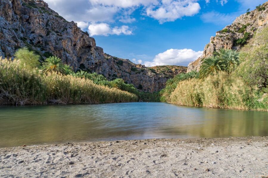 From Chania: Preveli Palm Beach Day Tour - The boat from Damnoni to Preveli