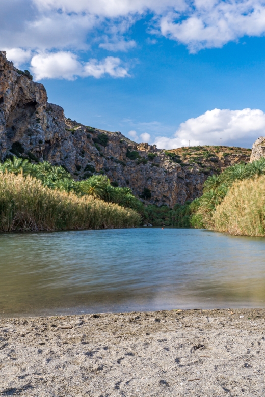 From Chania: Preveli Palm Beach Day Tour - From Chania to Asomatos or Spili