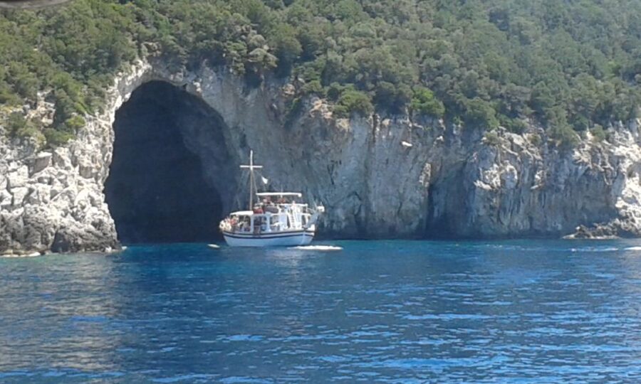 From Corfu Town: Syvota and Blue Lagoon Full-Day Boat Cruise - What the boat and crew are like