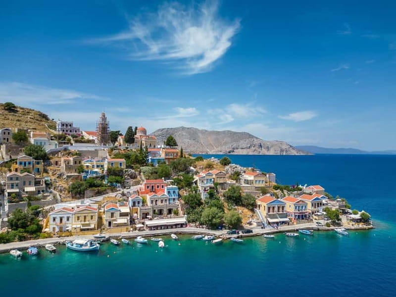 From Faliraki: High Speed Boat to Symi and St. George’s Bay - The fast ride across the Dodecanese