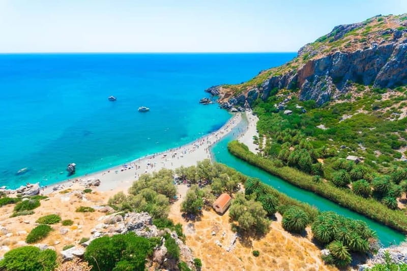 From Herakleion: Day Trip to Preveli Beach and Kourtaliotiko - The route from Heraklion and the north coast