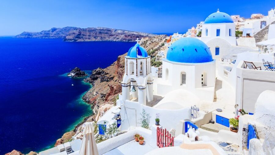 From Heraklion/Crete: Santorini Island Guided Day Trip - Fira from 12:30 to 14:30