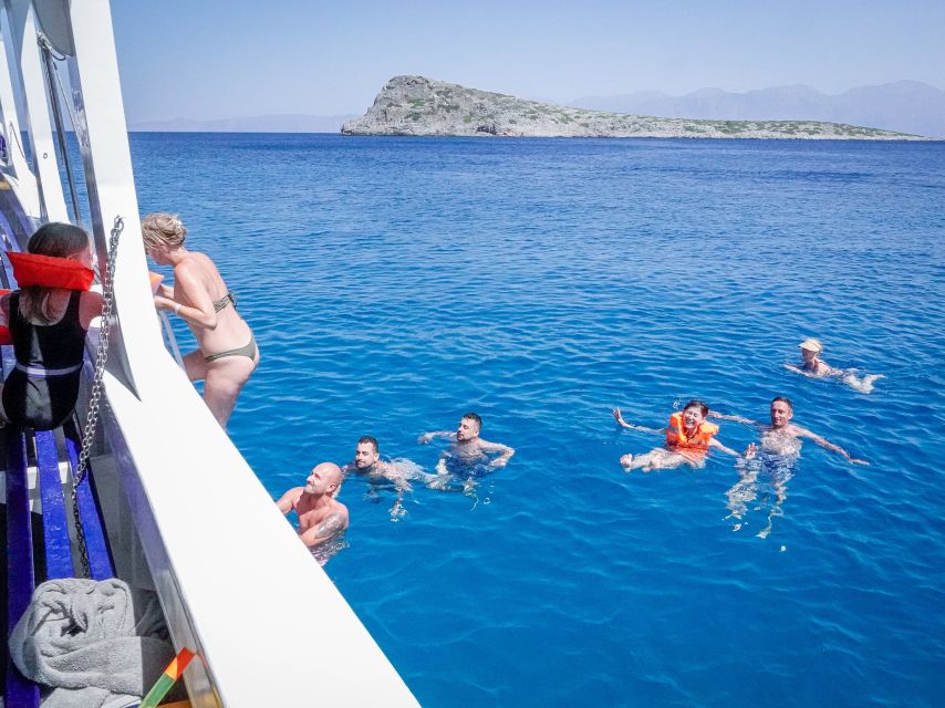 From Heraklion: Elounda, Kolokitha, and Spinalonga Boat Trip - Swimming at Skistra Beach